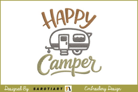 A Designer's Review of the Happy Camper Vintage Trailer Embroidery