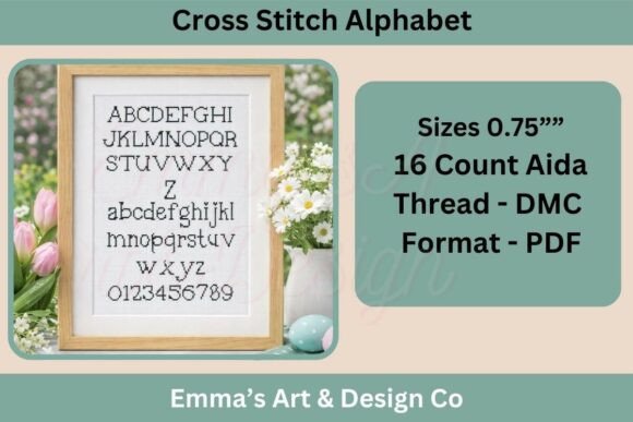 A Modern Alphabet for Personalized Embroidery Projects