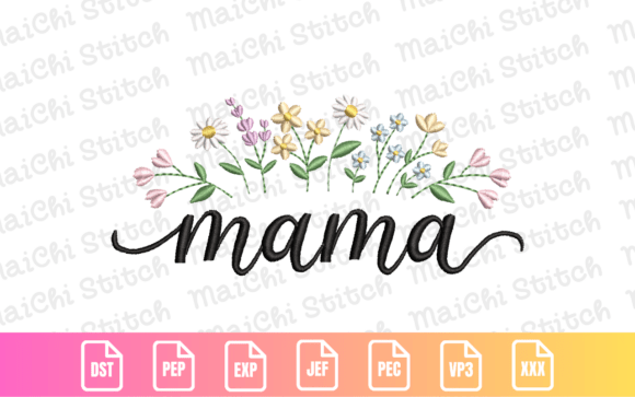 A Seasonal Review: The Wildflower Mama Floral Embroidery Design