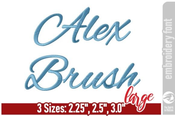 Alex Brush Script Embroidery Font: A Small Business Branding Review