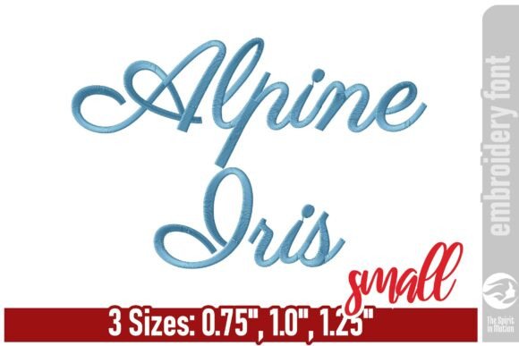 Alpine Iris: An Elegant Script Font for Personalized Gifts