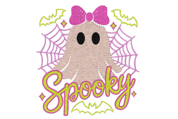 An Embroidery Designer's Review of the Cute Spooky Ghost