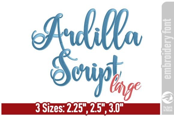 Ardilla Script: A Luxurious Embroidery Font for Seasonal Elegance