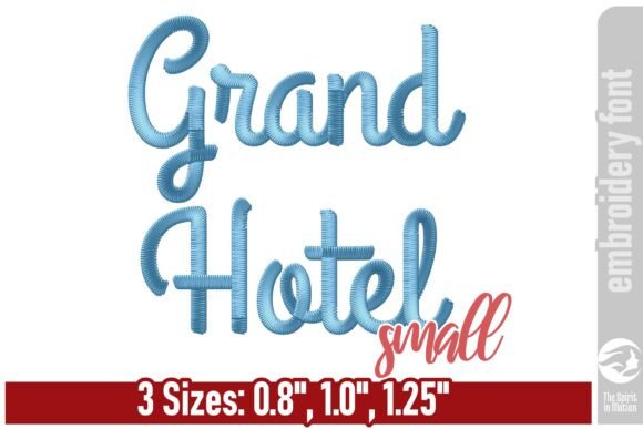 Grand Hotel Embroidery Font: A Seller's Review