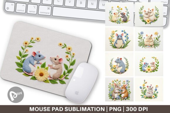Mouse Pad Rat Embroidery Review