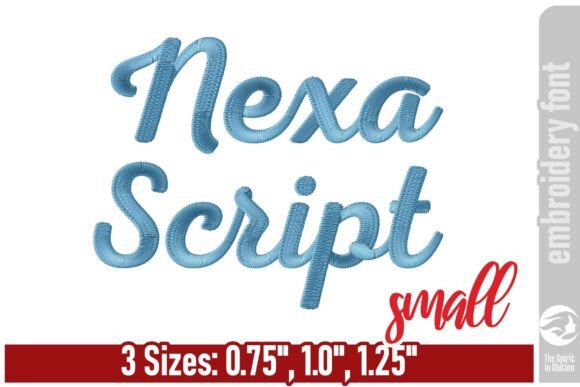 The Nexa Script Embroidery Font: A Modern Cursive for Personalized Gifts